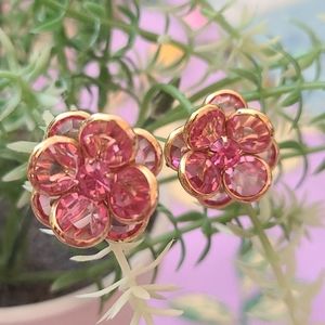 Vintage Vonelle Swarowski Crystal Earrings